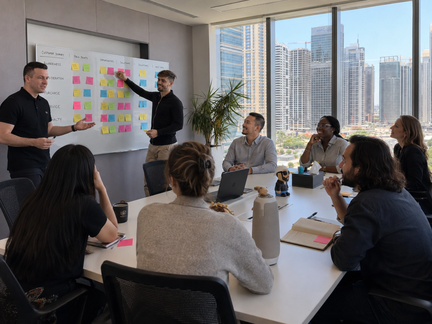 OTC Services team at work in Dubai